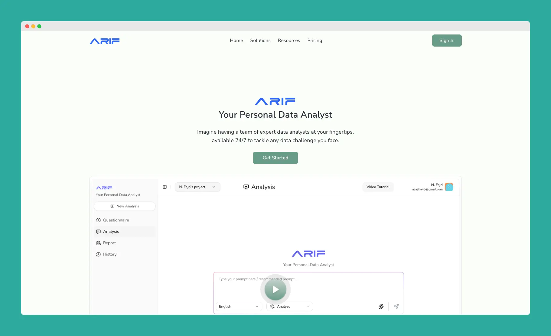 Arif Analytics
