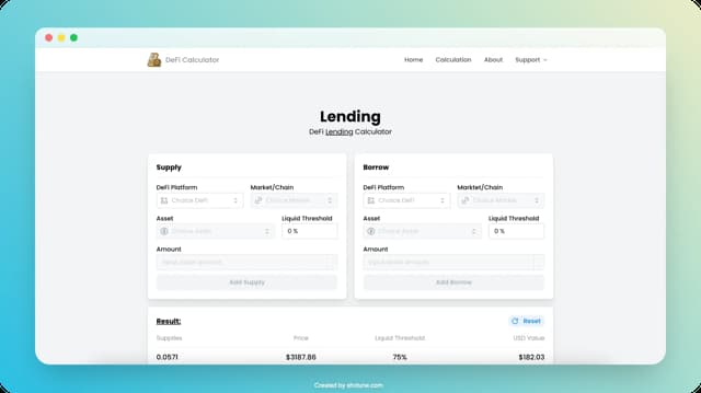 DeFi Calculator cover