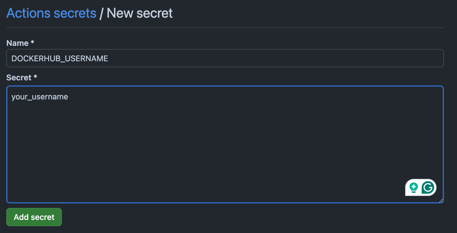Add-Secret